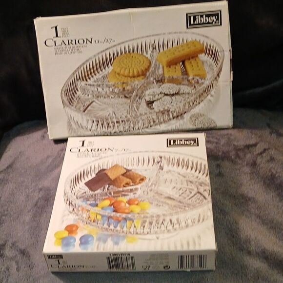 Set of 2 Libbey Servers - Picture 1 of 5